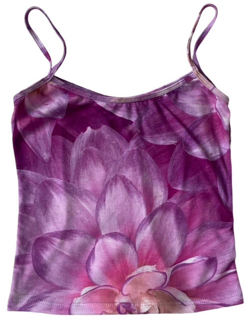 Millie Jane Rosa Floral Crop Tank Top size X-Small